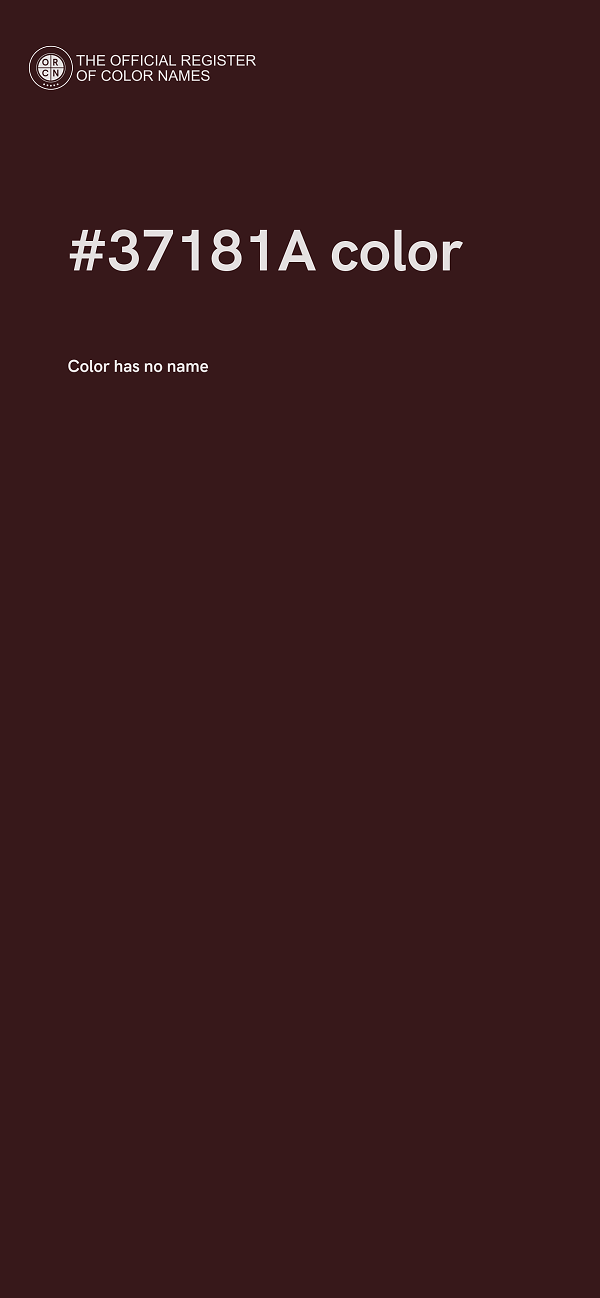 #37181A color image