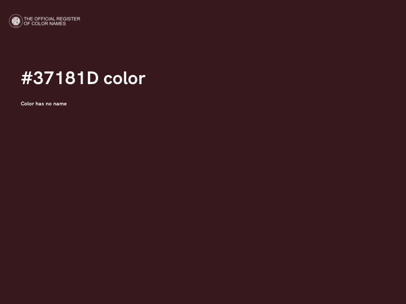 #37181D color image