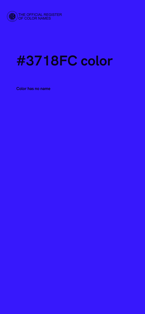 #3718FC color image