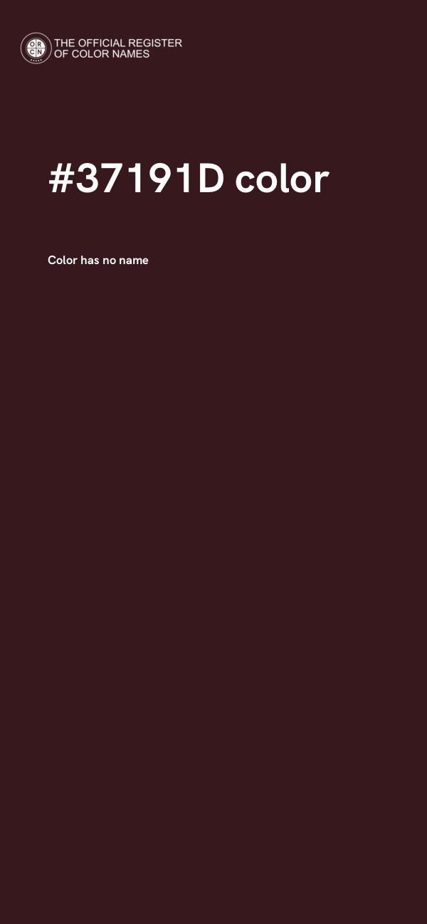 #37191D color image