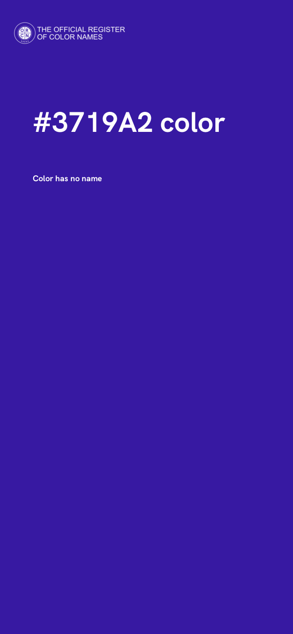 #3719A2 color image