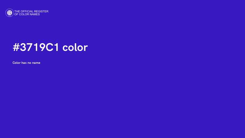 #3719C1 color image