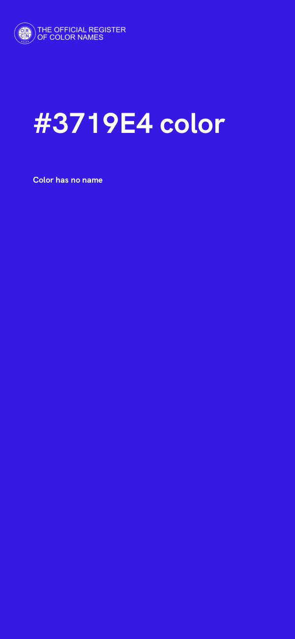 #3719E4 color image