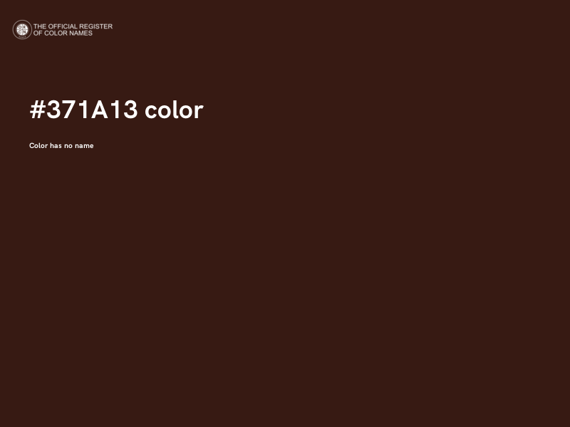 #371A13 color image
