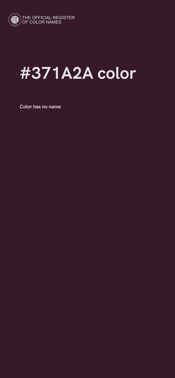 #371A2A color image