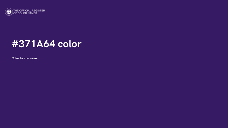 #371A64 color image