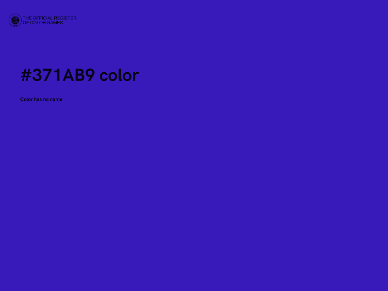 #371AB9 color image