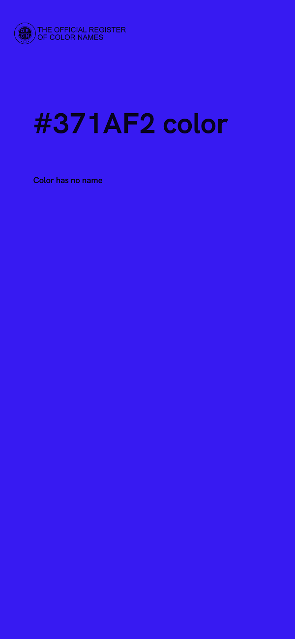 #371AF2 color image
