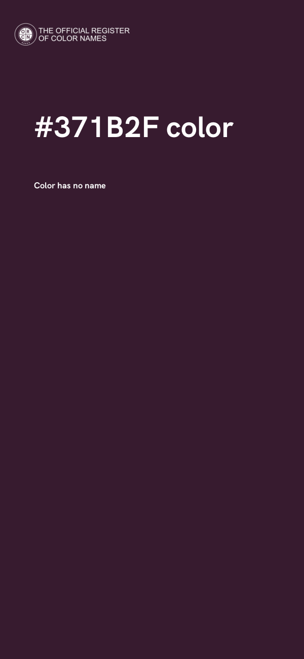 #371B2F color image