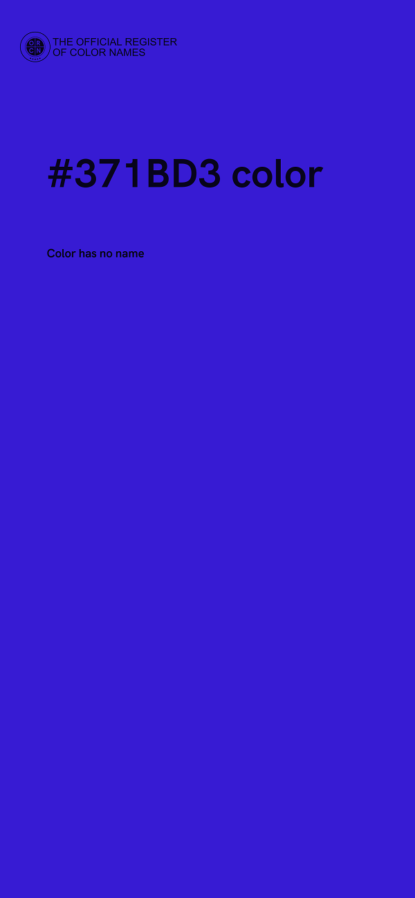 #371BD3 color image