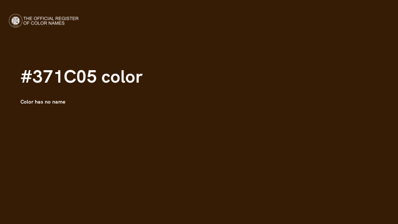 #371C05 color image