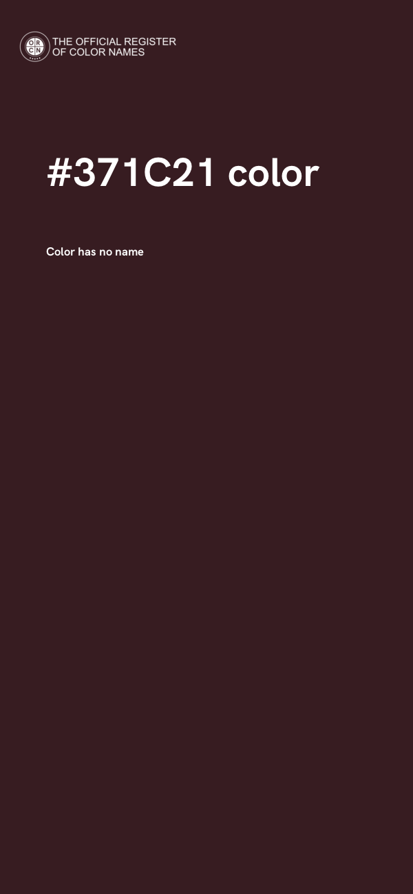 #371C21 color image