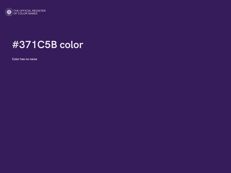 #371C5B color image