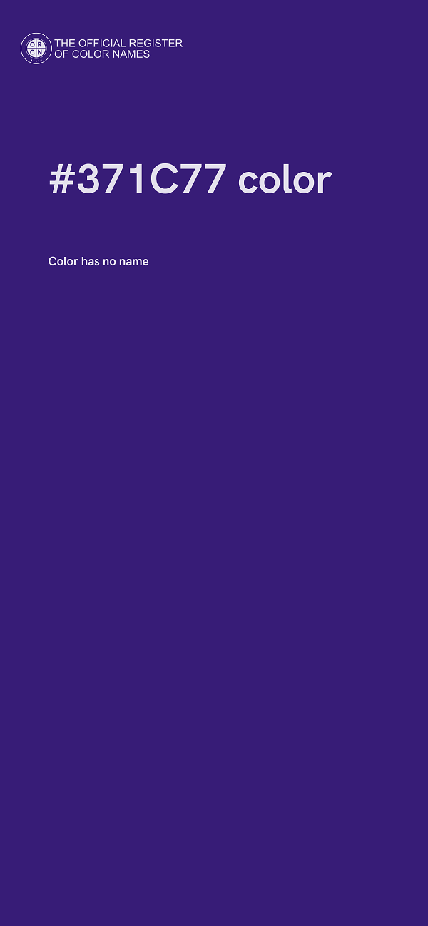 #371C77 color image