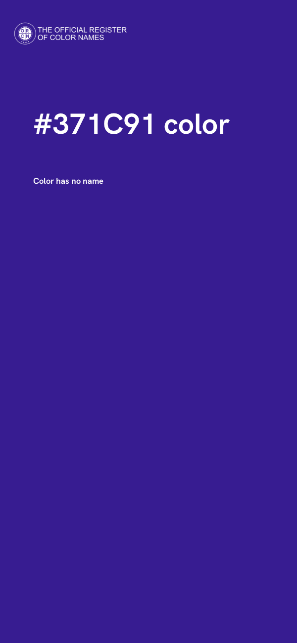 #371C91 color image