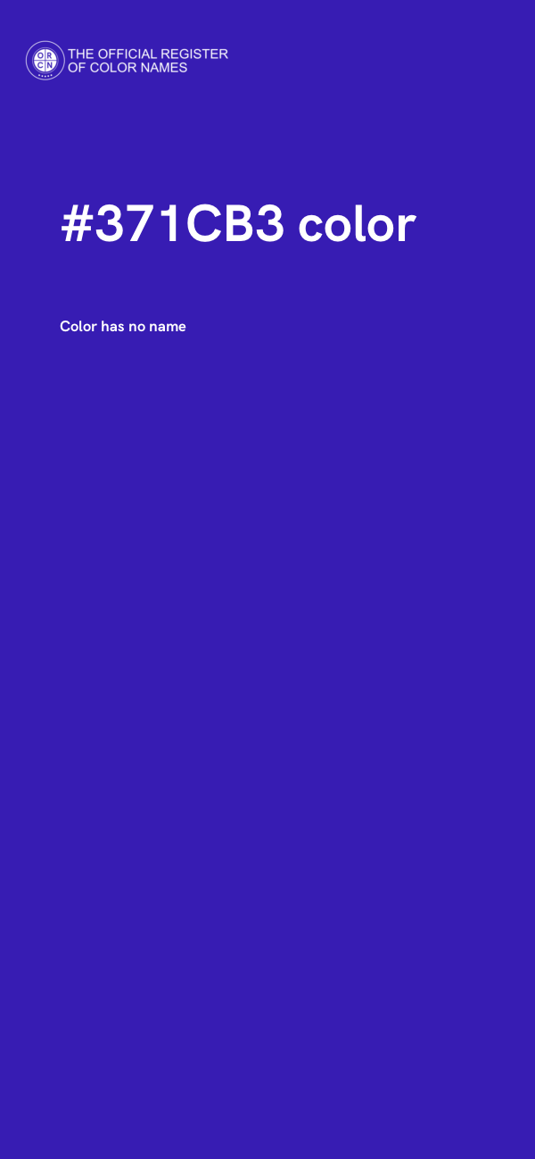 #371CB3 color image