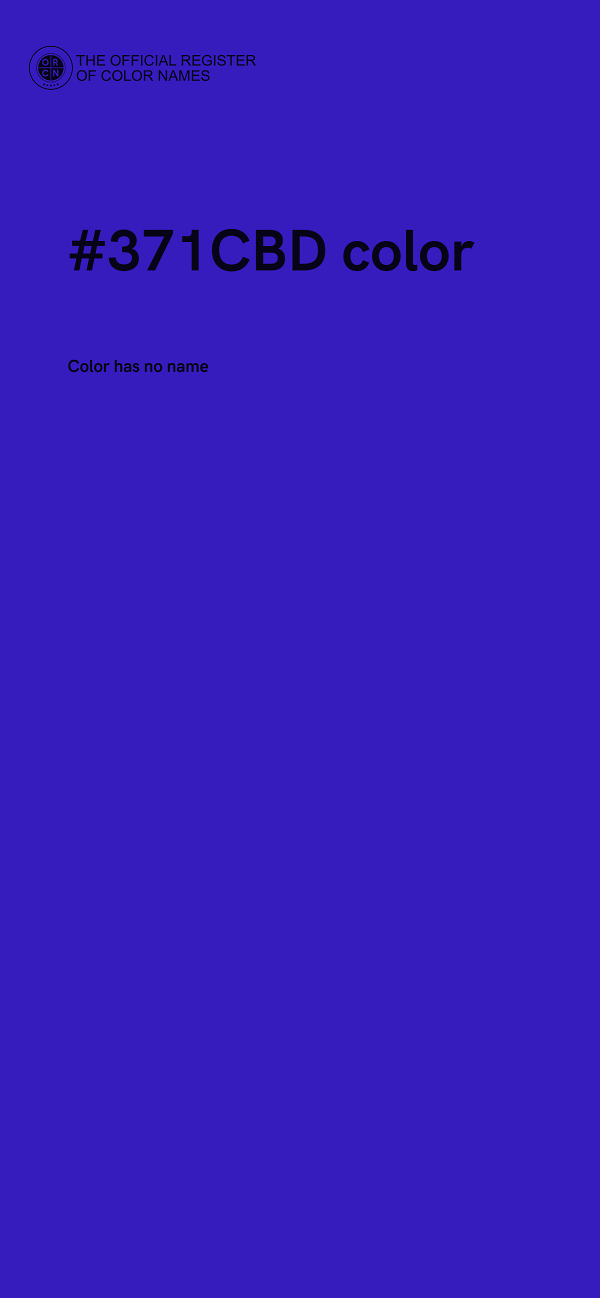 #371CBD color image
