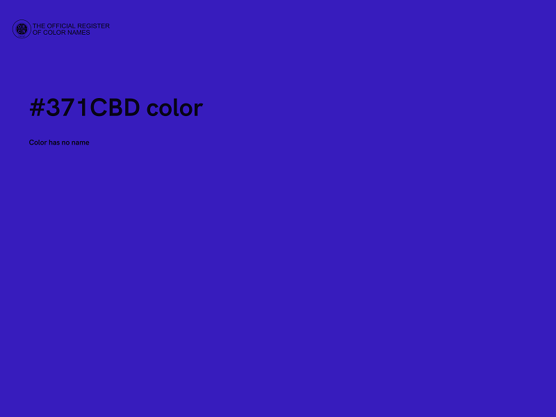 #371CBD color image