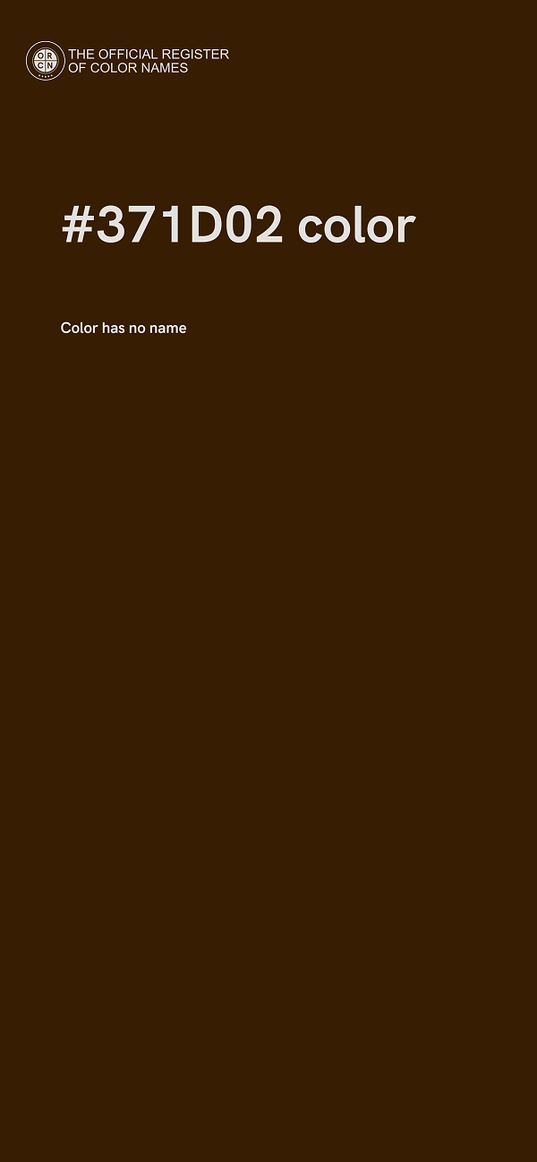 #371D02 color image