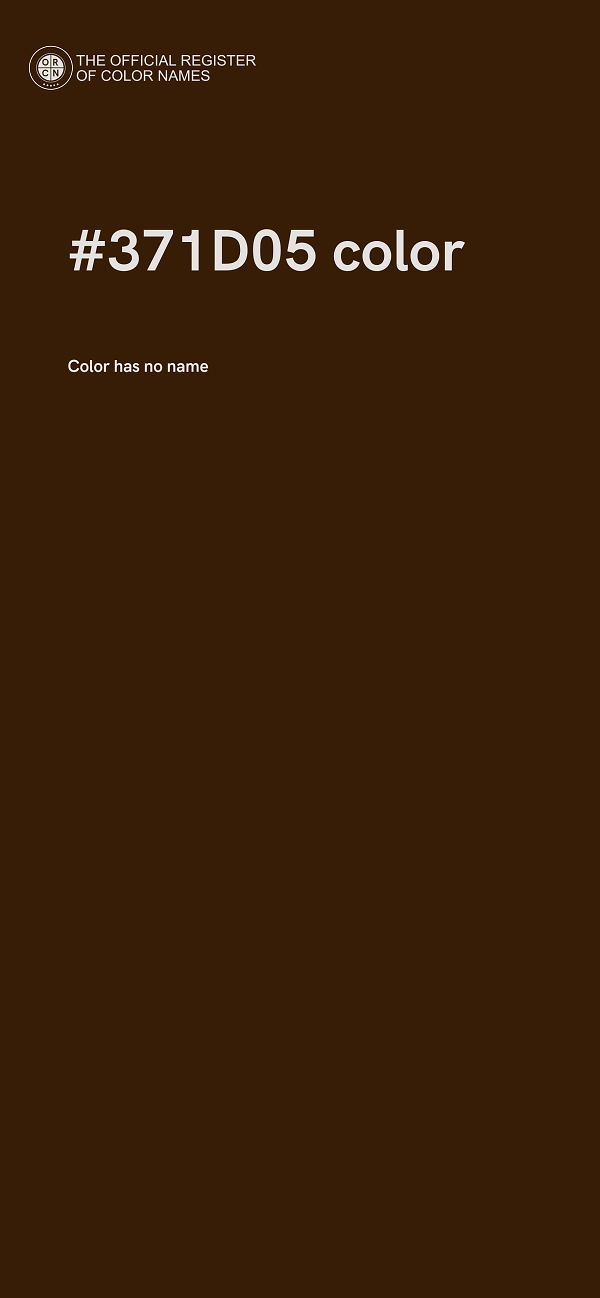 #371D05 color image