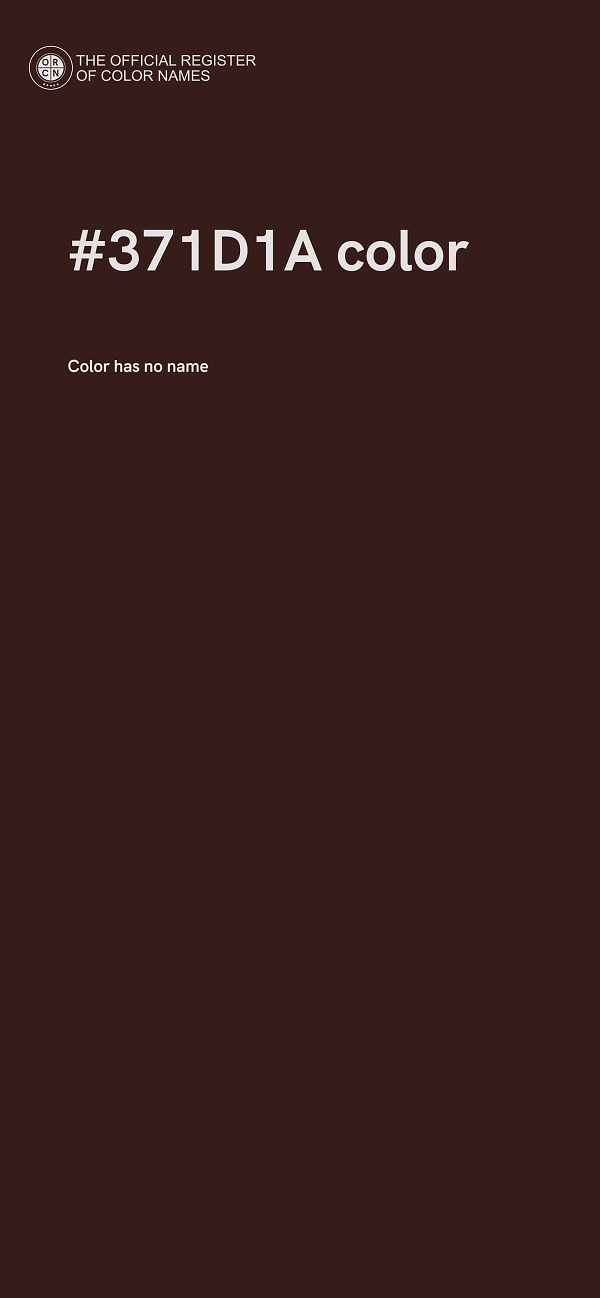 #371D1A color image