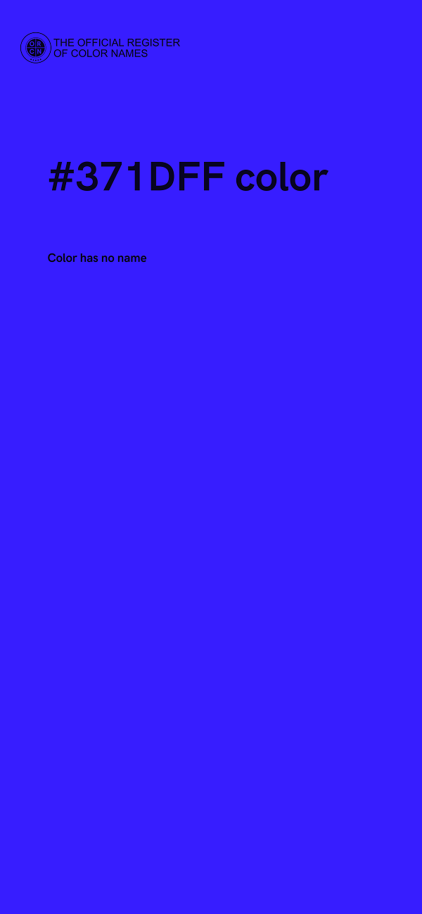 #371DFF color image