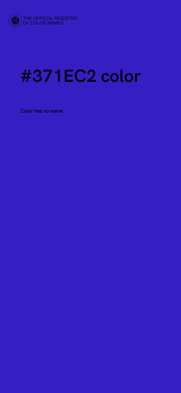 #371EC2 color image