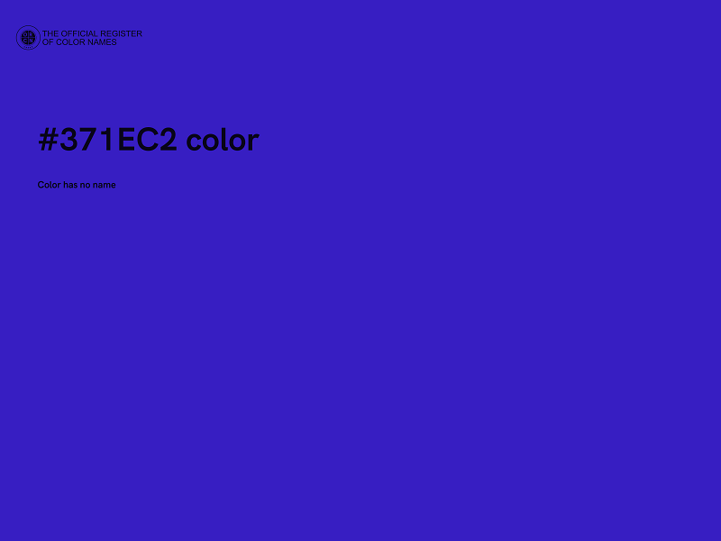 #371EC2 color image