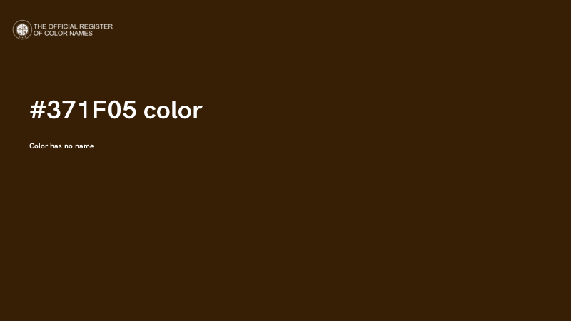 #371F05 color image