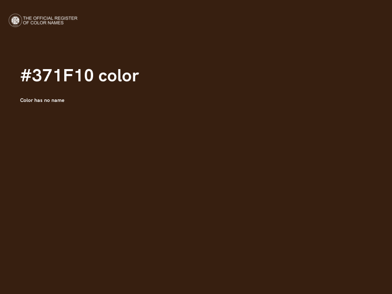 #371F10 color image
