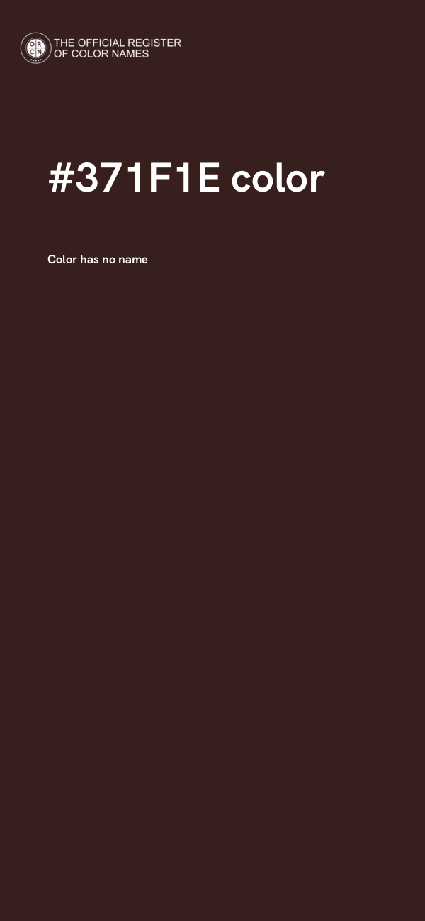 #371F1E color image