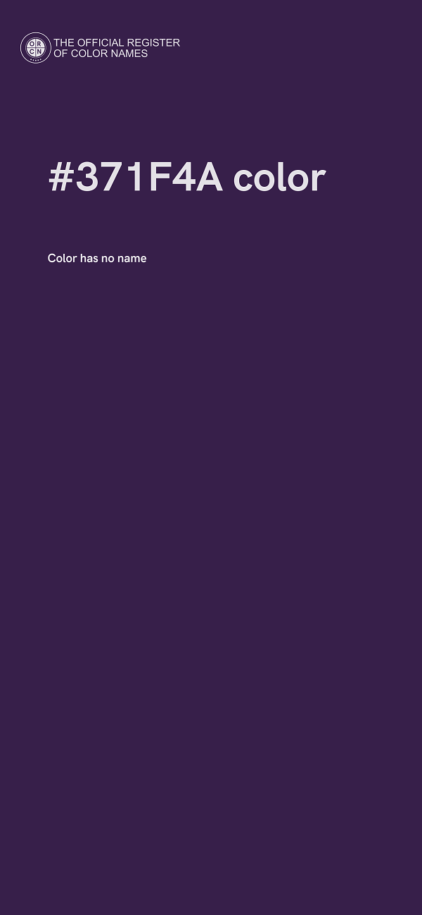 #371F4A color image