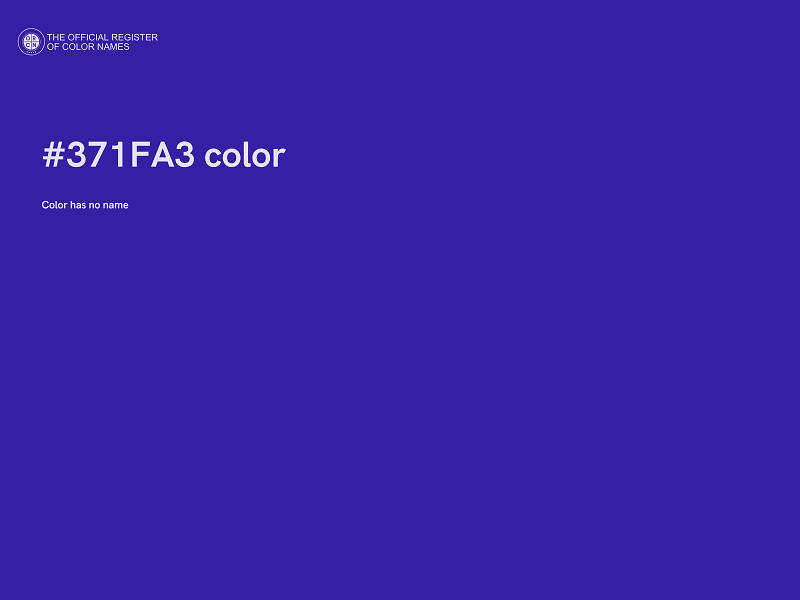 #371FA3 color image