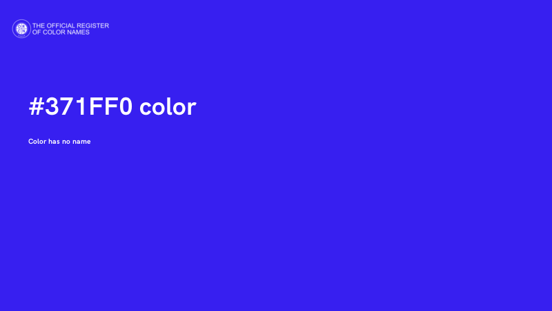 #371FF0 color image