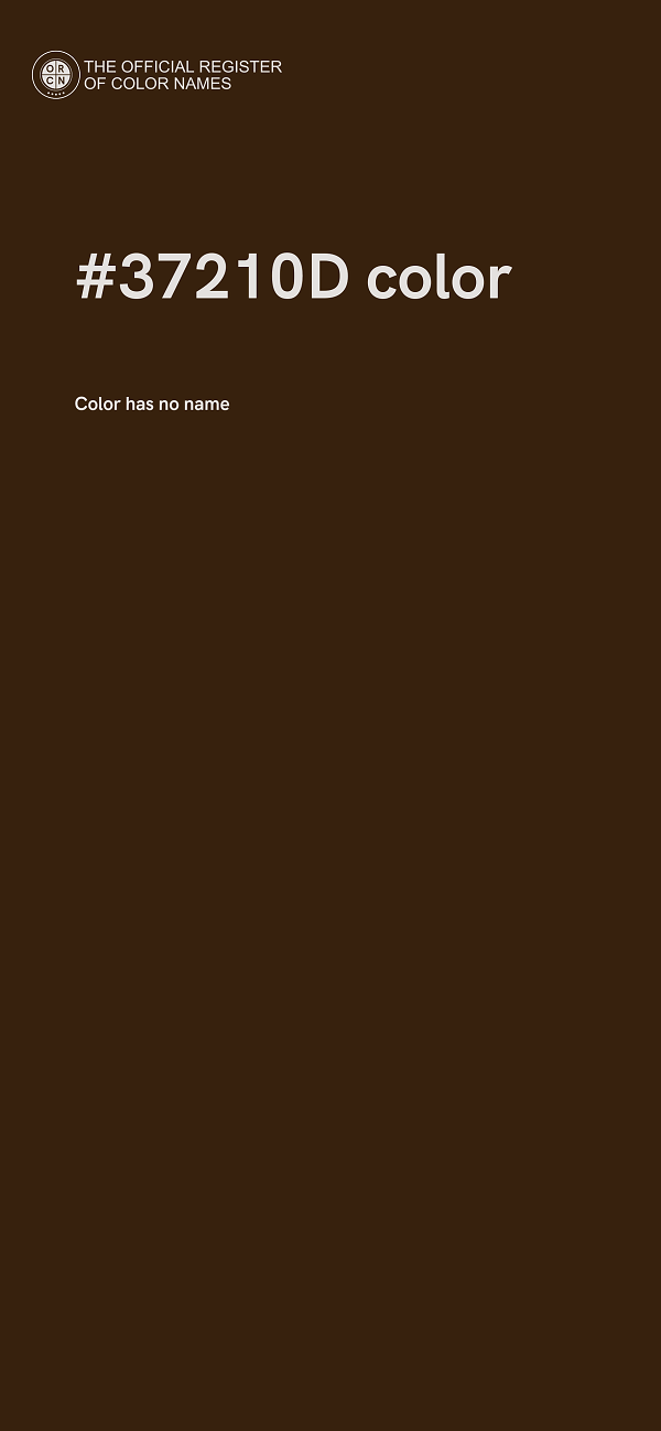 #37210D color image