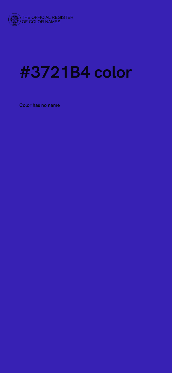 #3721B4 color image