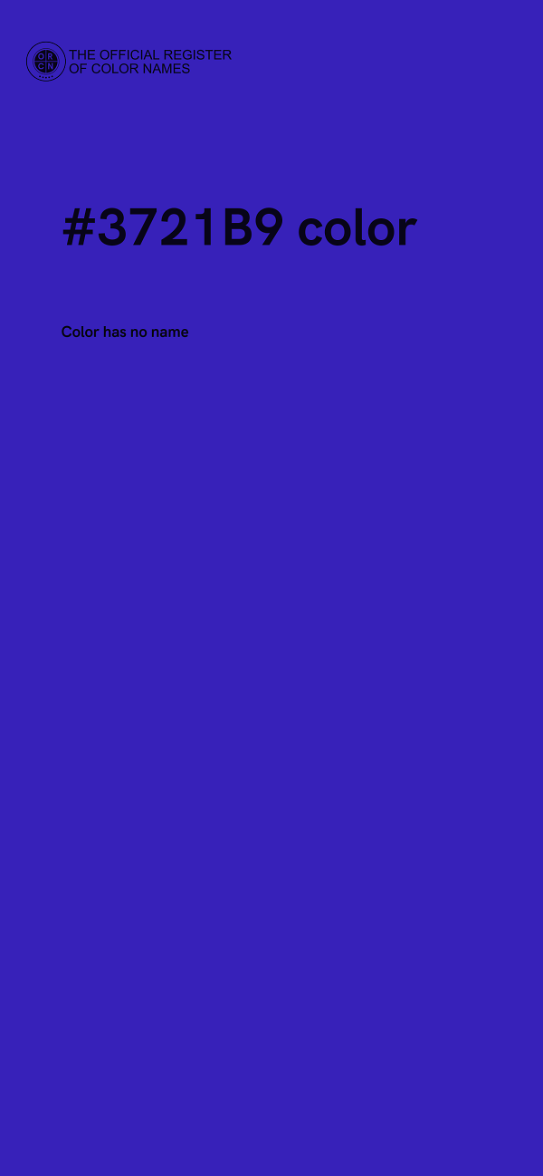 #3721B9 color image