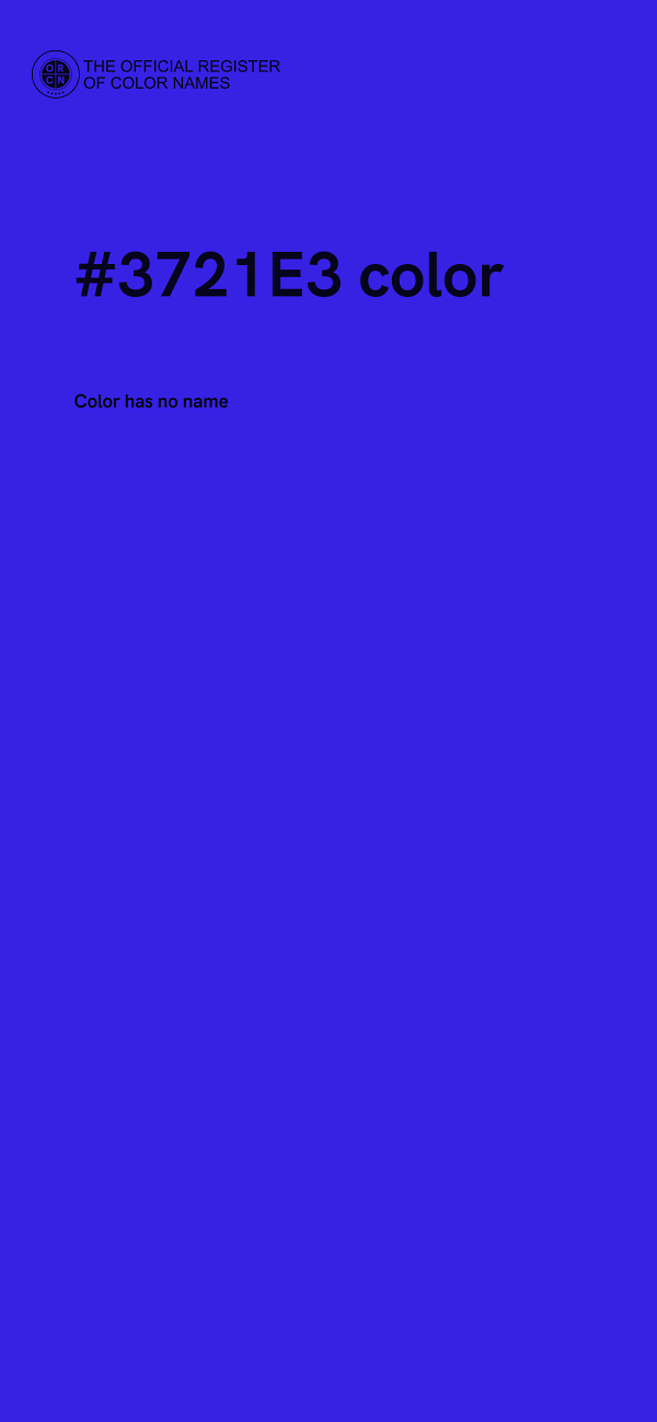 #3721E3 color image