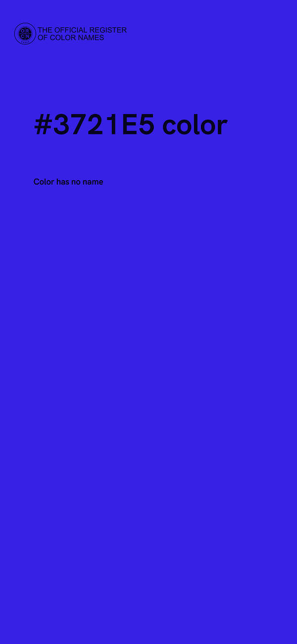 #3721E5 color image