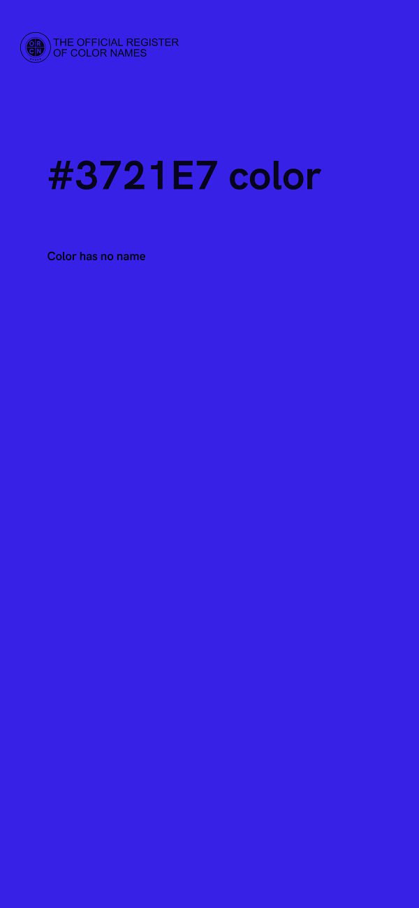 #3721E7 color image