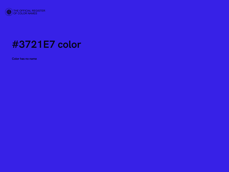 #3721E7 color image