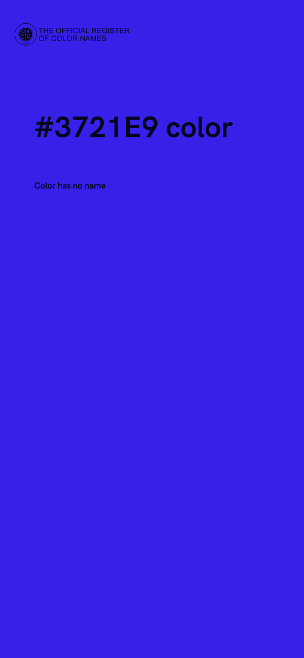 #3721E9 color image