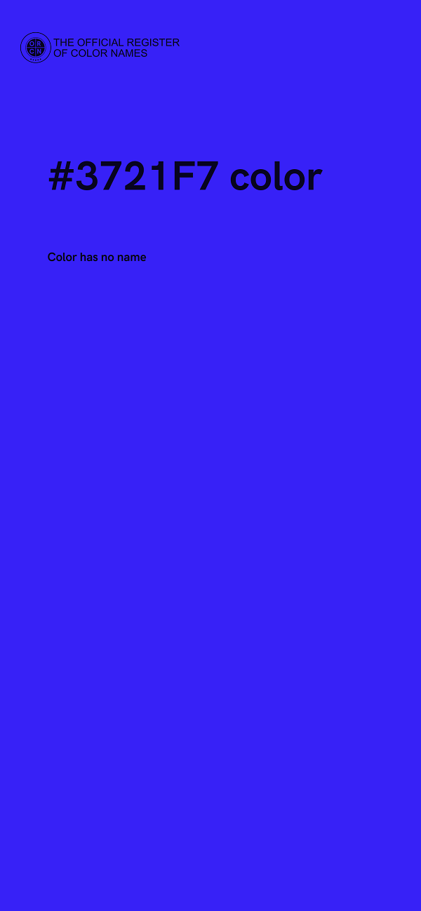 #3721F7 color image