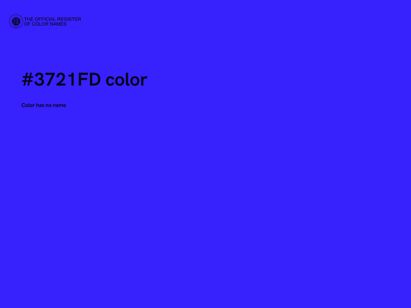 #3721FD color image