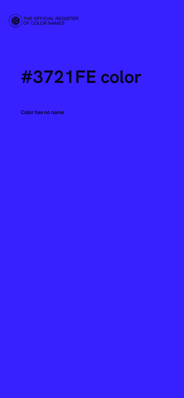 #3721FE color image