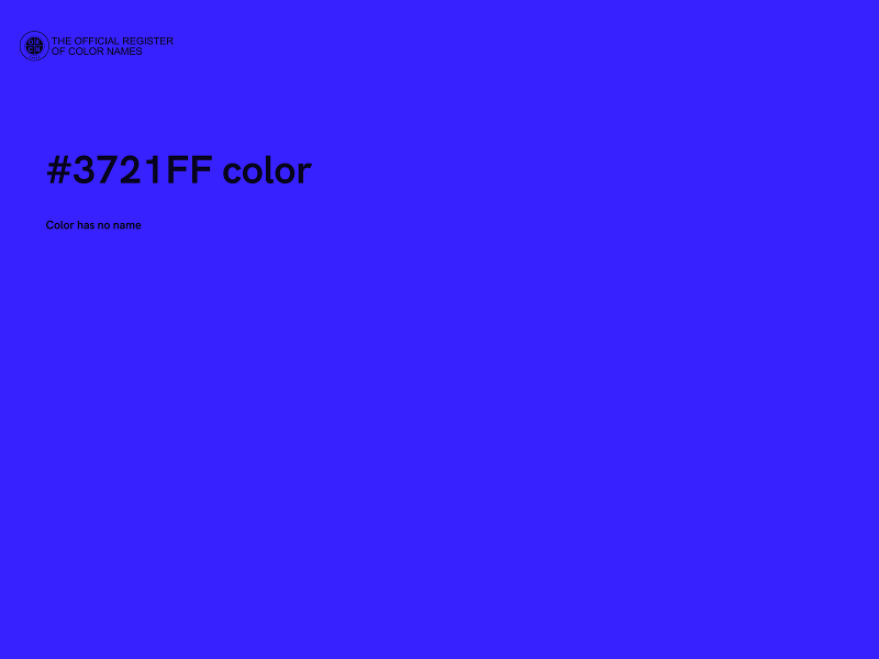 #3721FF color image