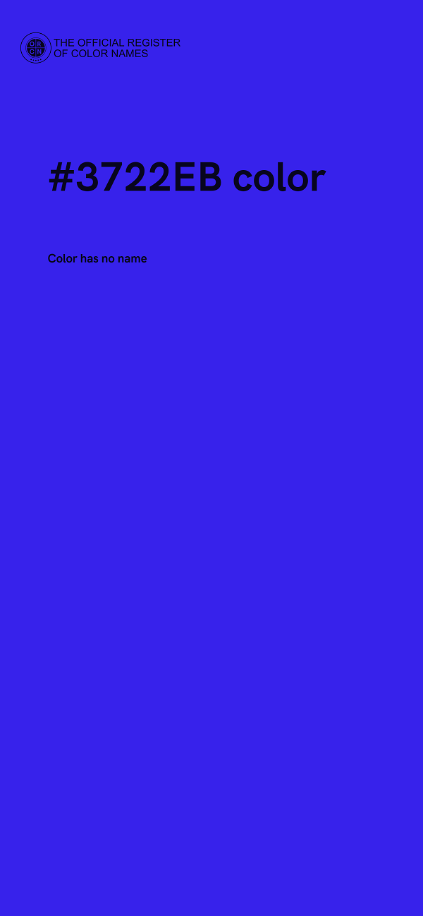 #3722EB color image
