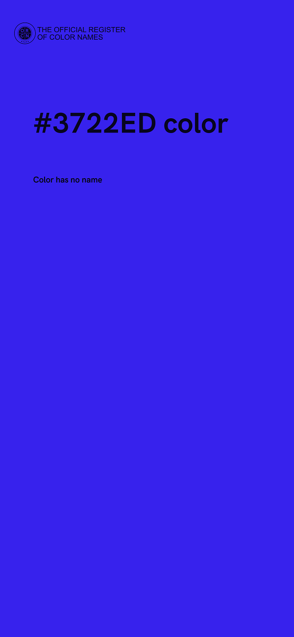 #3722ED color image