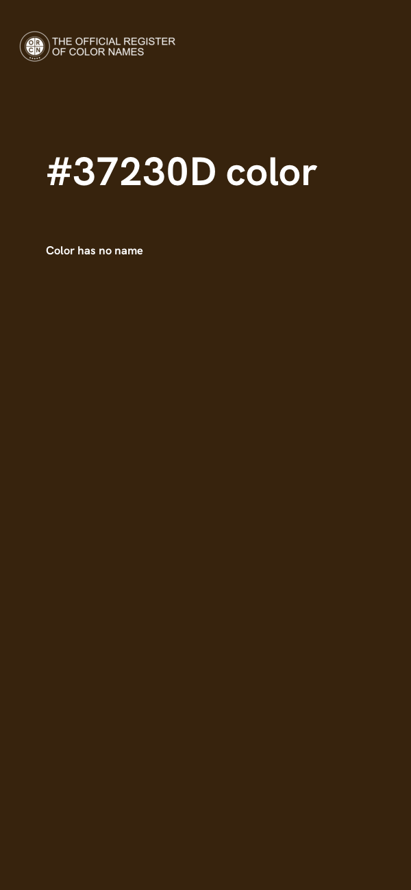 #37230D color image