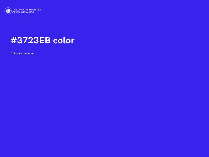 #3723EB color image